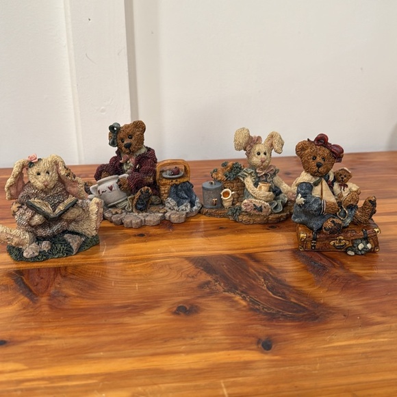 NIB Vtg 90's Boyds Bears Figurines Lot of 4 Bailey Daphne Velma Amelia - Picture 1 of 12